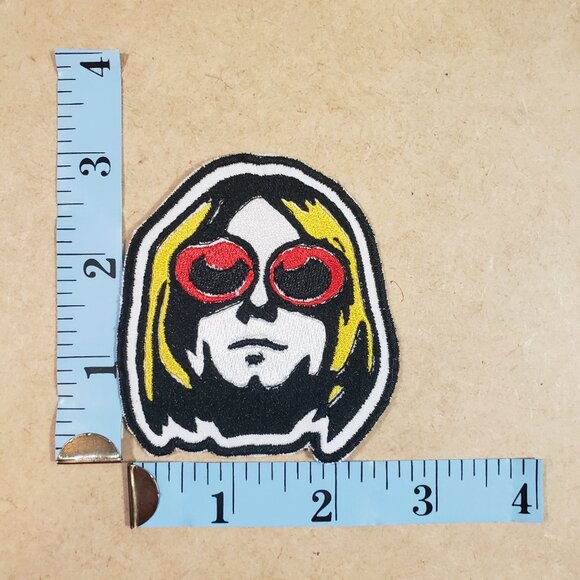Kurt Cobain Iron-On Patch (2/$12 or 5/$22) - Picture 2 of 2